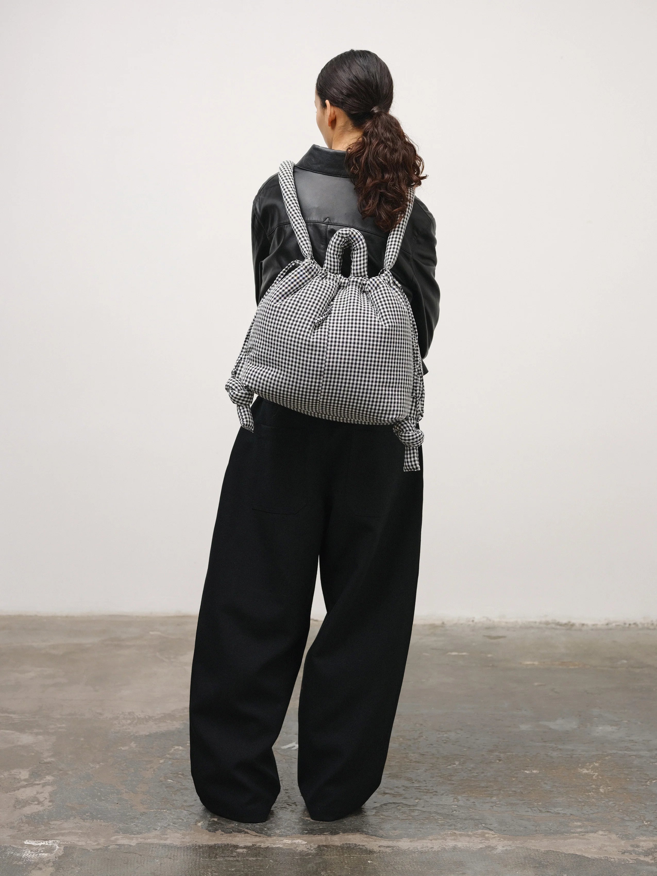 Ona Soft Bag - Vichy Black