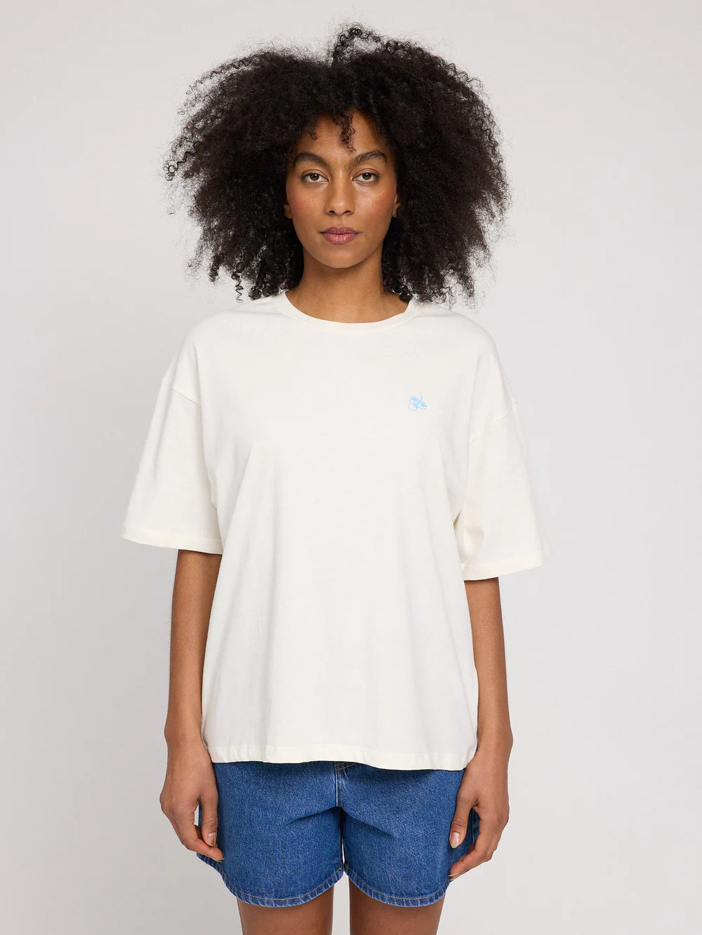 Back Print Theme T-Shirt - Offwhite/Halal