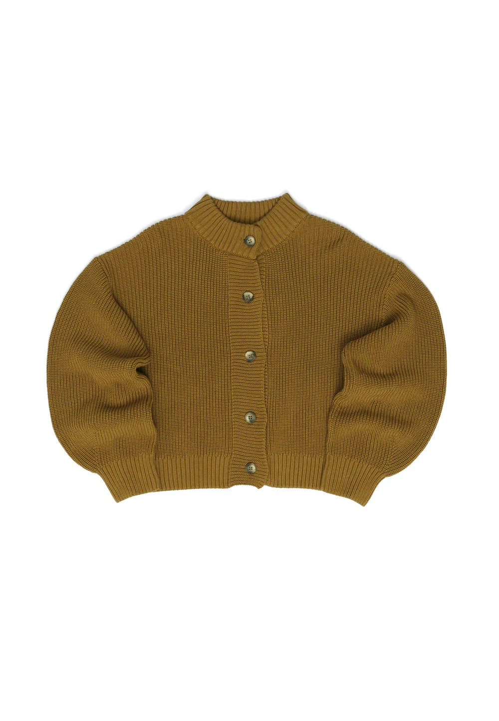Knit Cardigan - Golden Olive