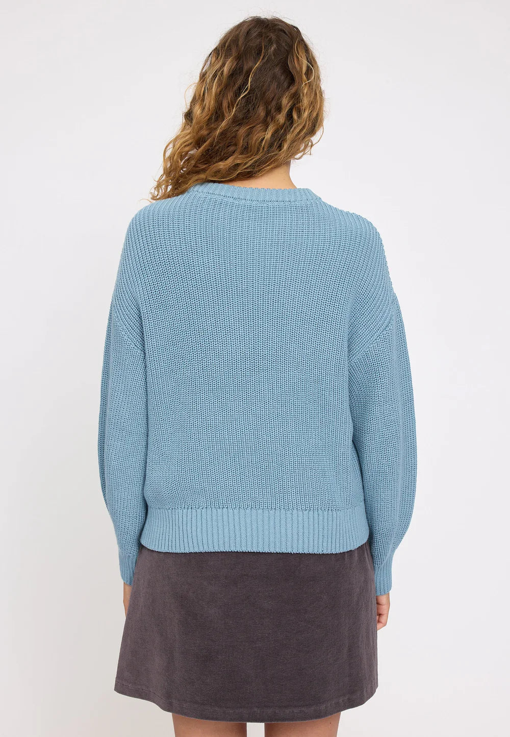 Knit Jumper - Smoke Blue