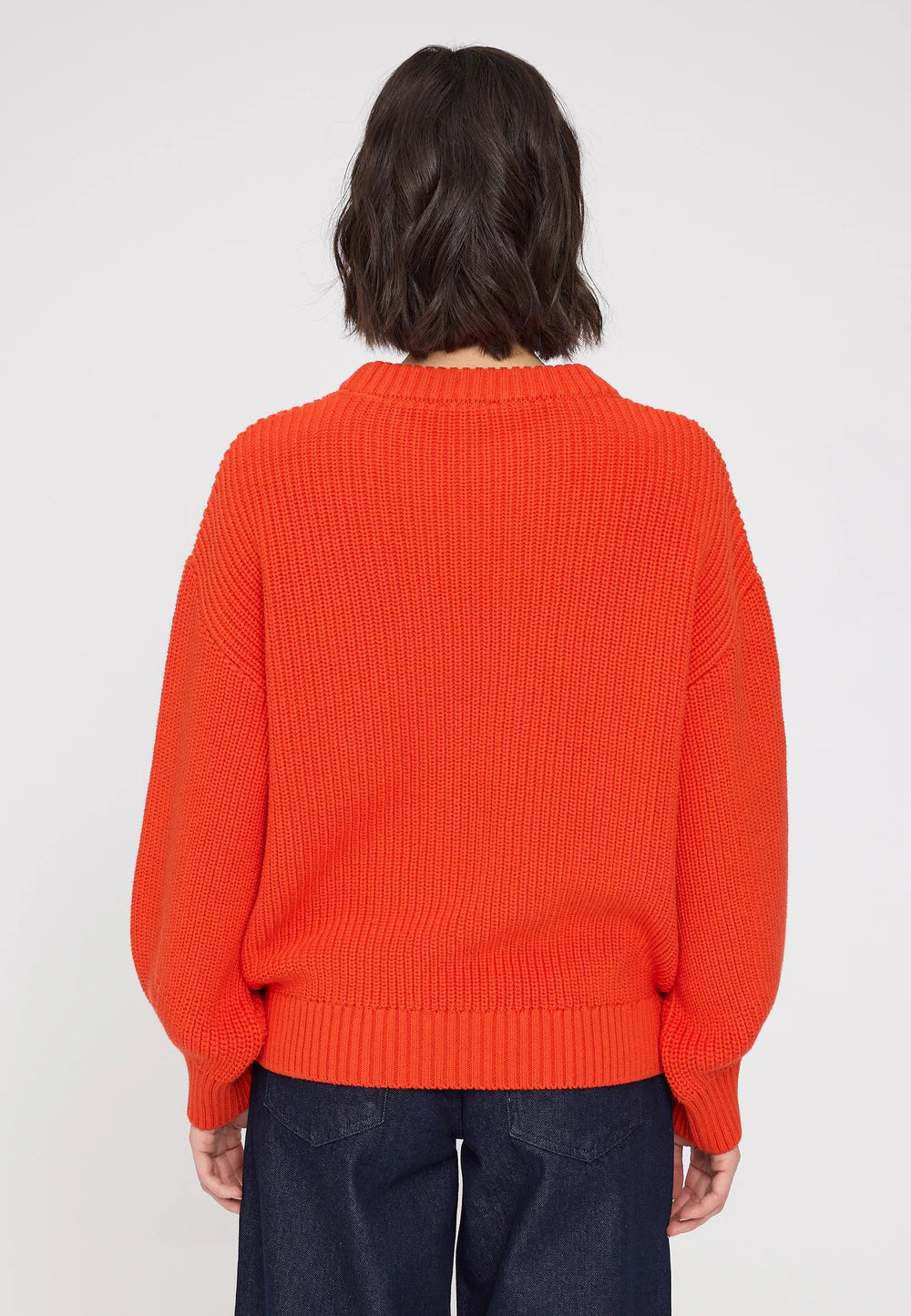 Knit Jumper - Bright Red