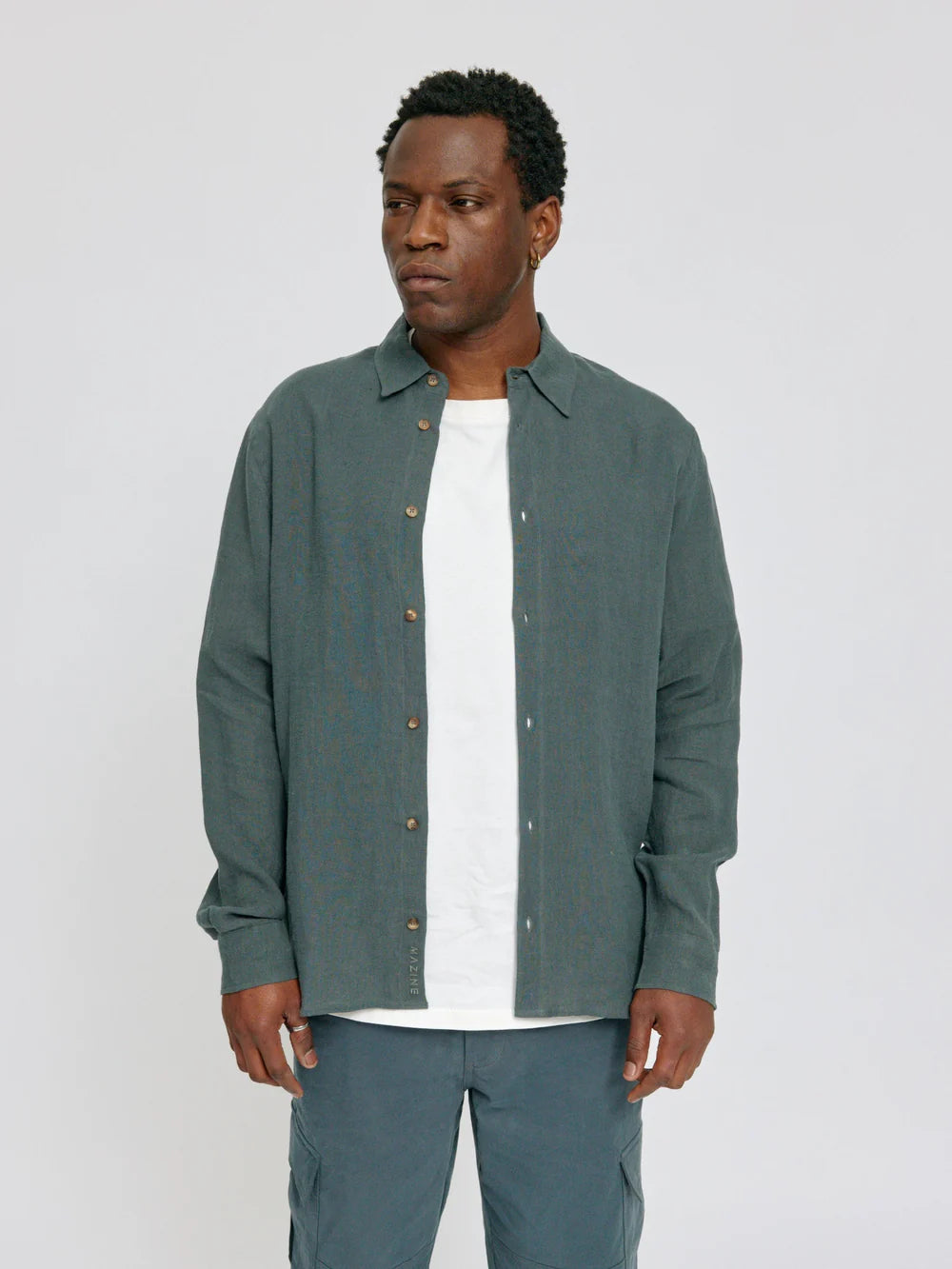 Classic Linen Shirt - Bottle