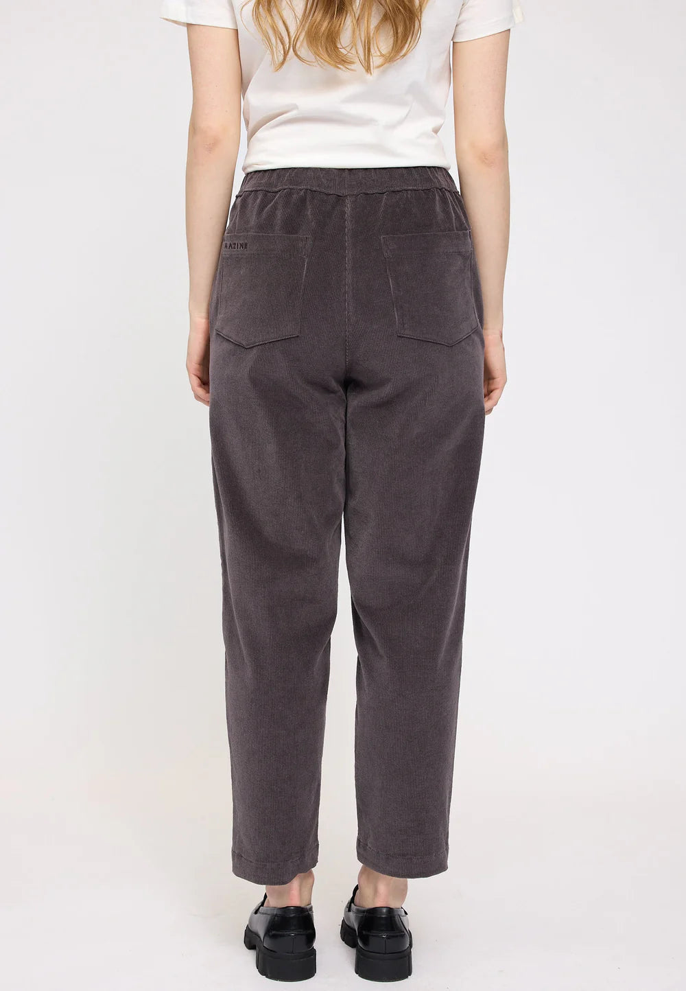 Corduroy Pants - Eggplant