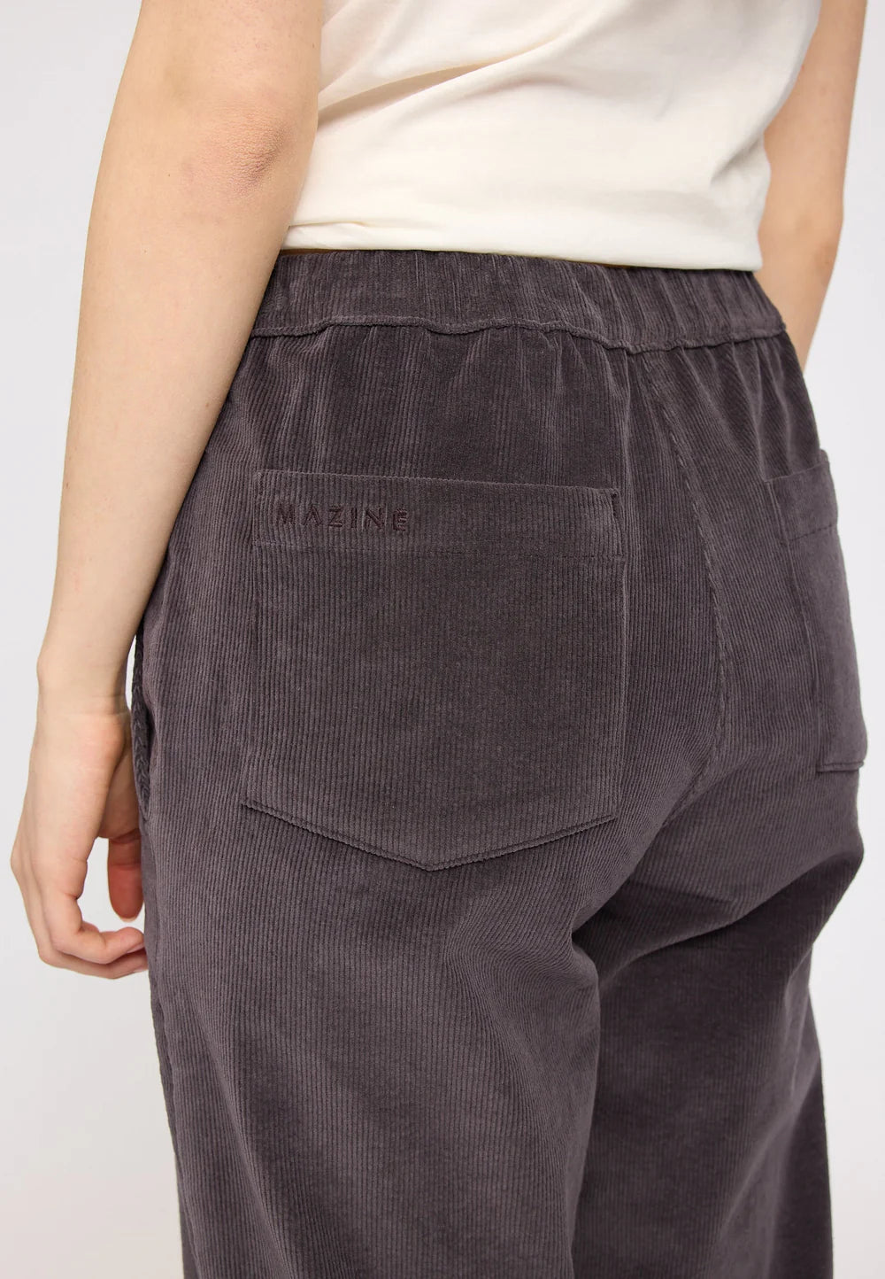 Corduroy Pants - Eggplant