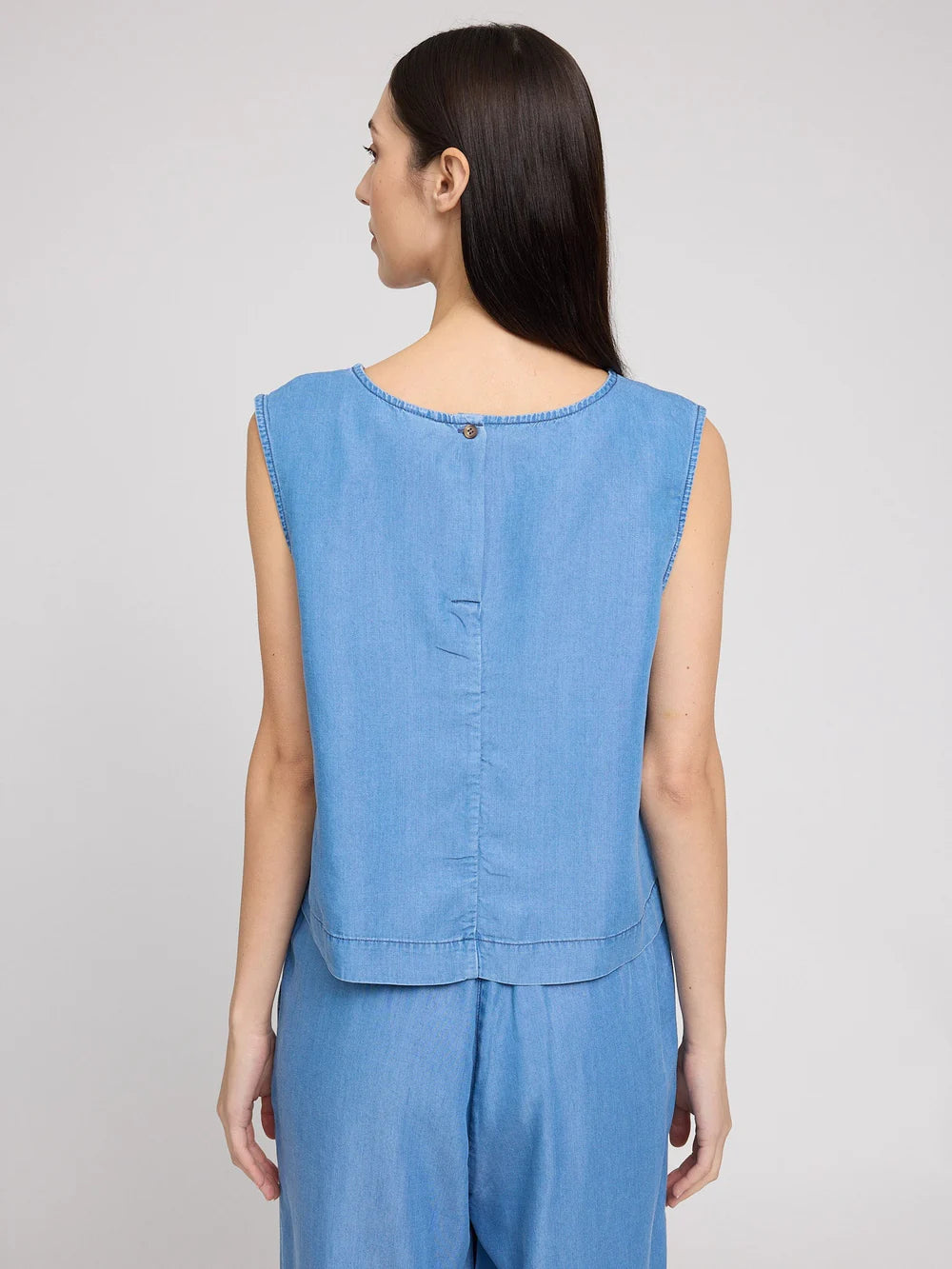 Tencel Top - Dark Blue Wash