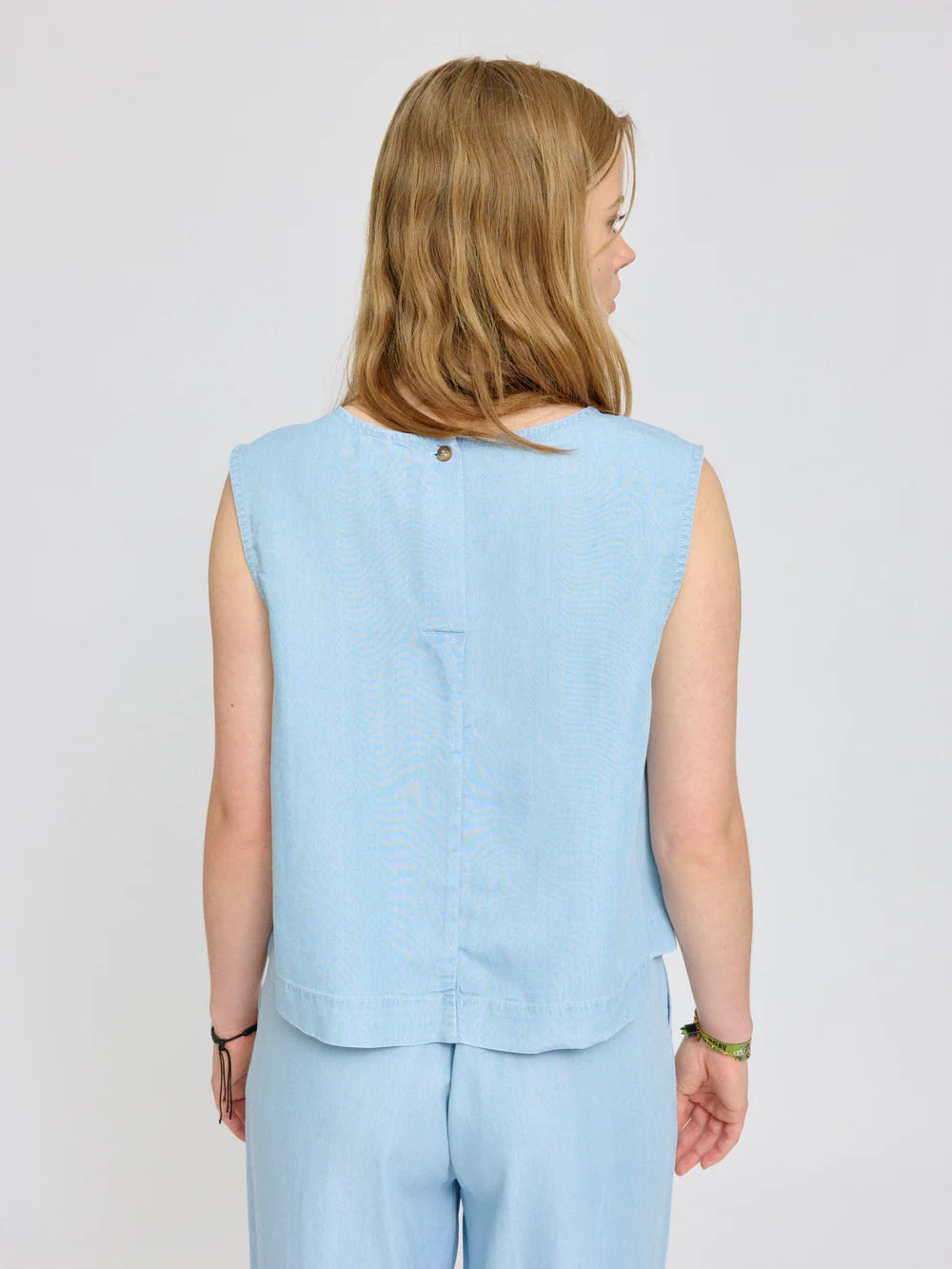 Tencel Top - Light Blue Wash