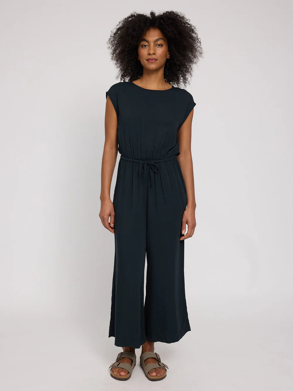 Viscose Jumpsuit - Black