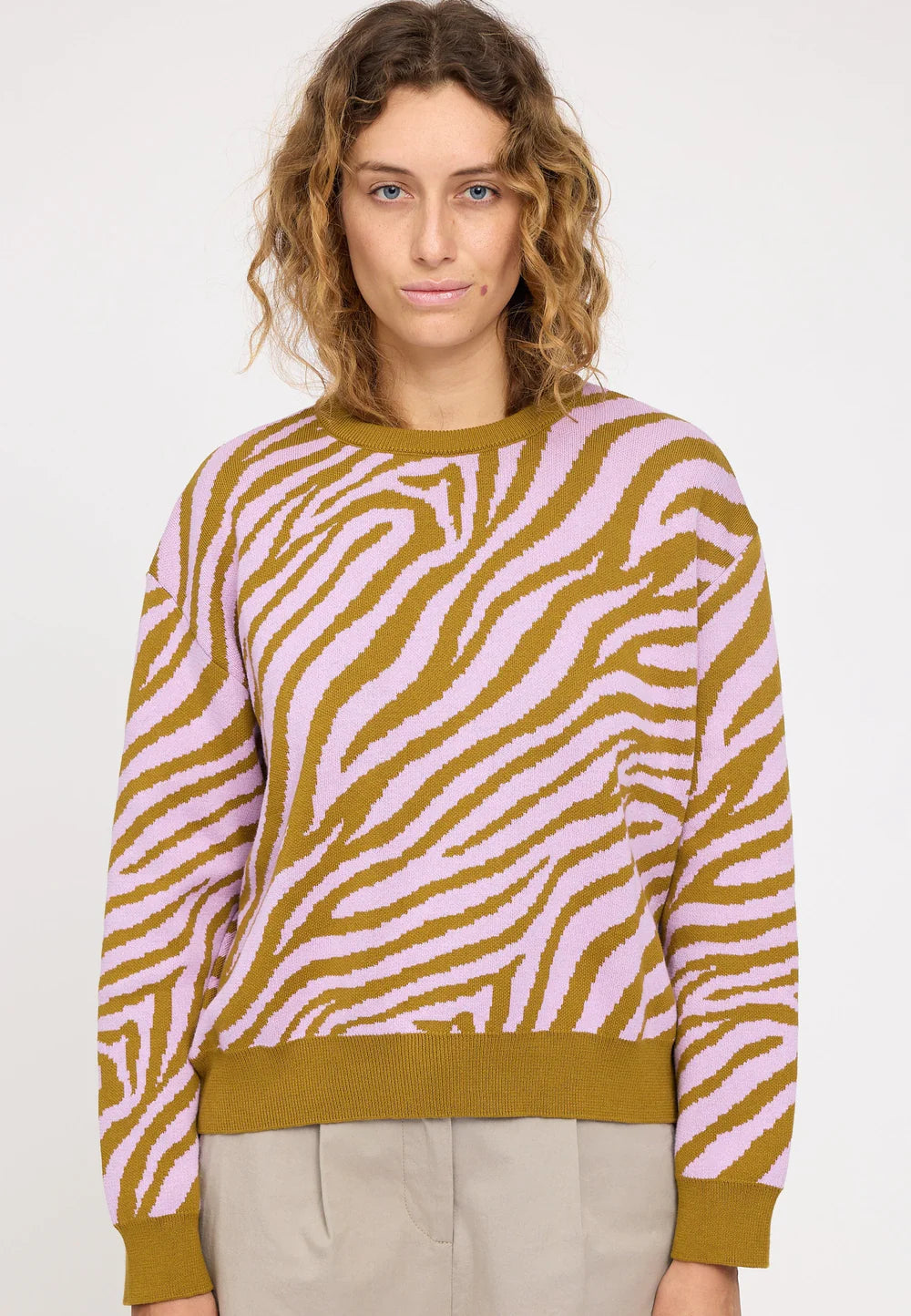 Zebra Knit Jumper