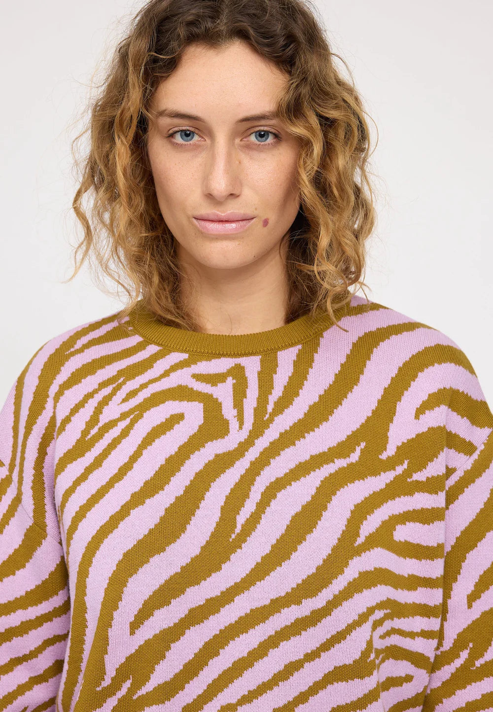 Zebra Knit Jumper
