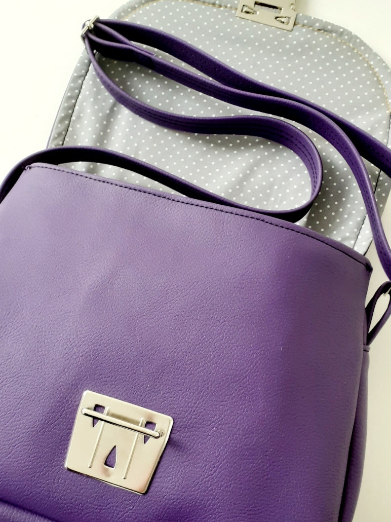 Kindergartentasche-Violet/Gold