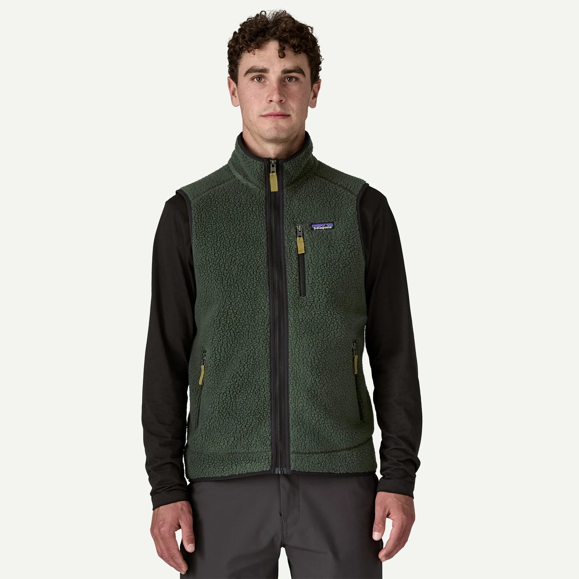 M'S Retro Pile Vest - Green