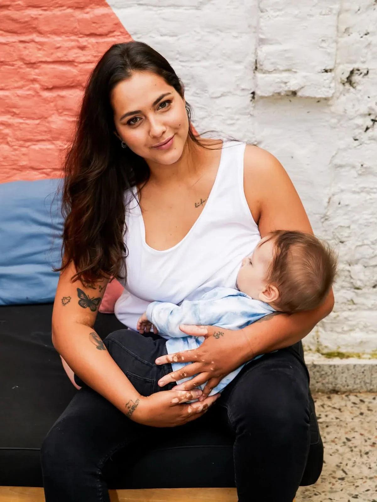 Tanktop - in mum we trust - White