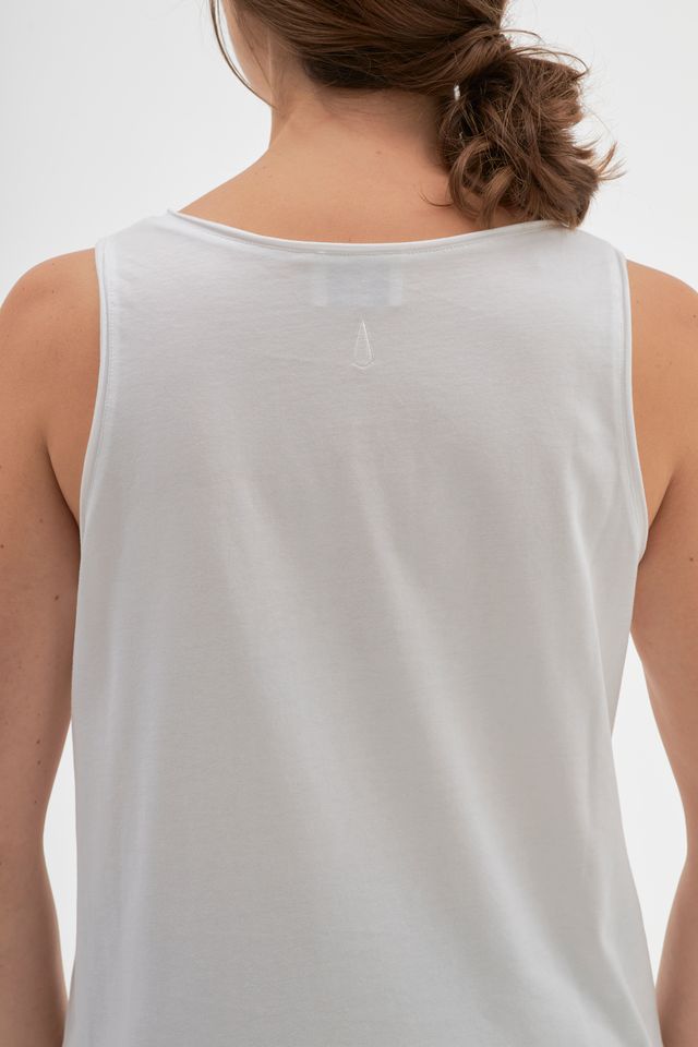 Tanktop - in mum we trust - White