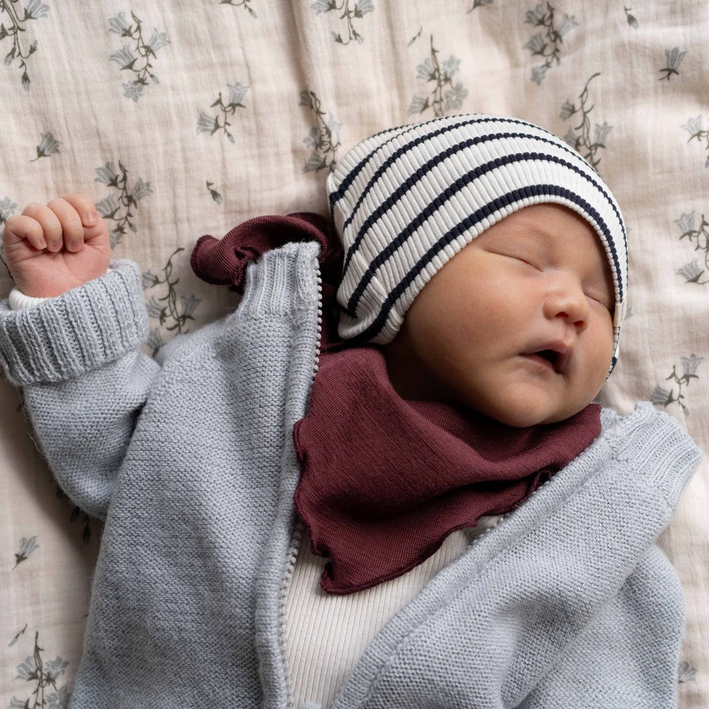 Abib Baby-Wollschal - Bordeaux