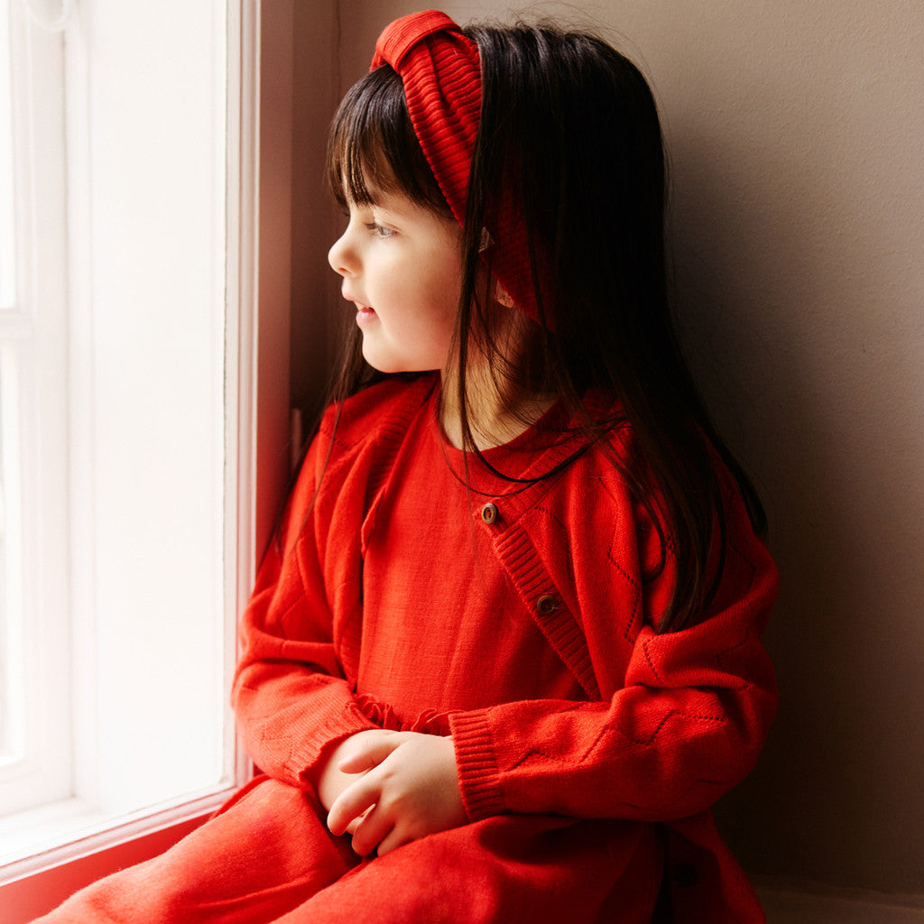 Alba Wollstirnband - Red