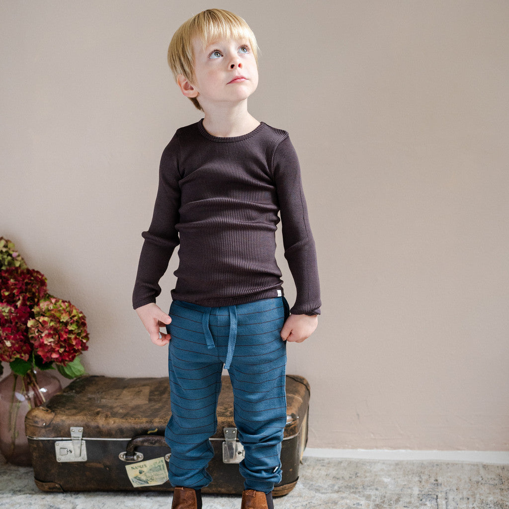 Atlantic Langarmshirt - Dark Chocolate