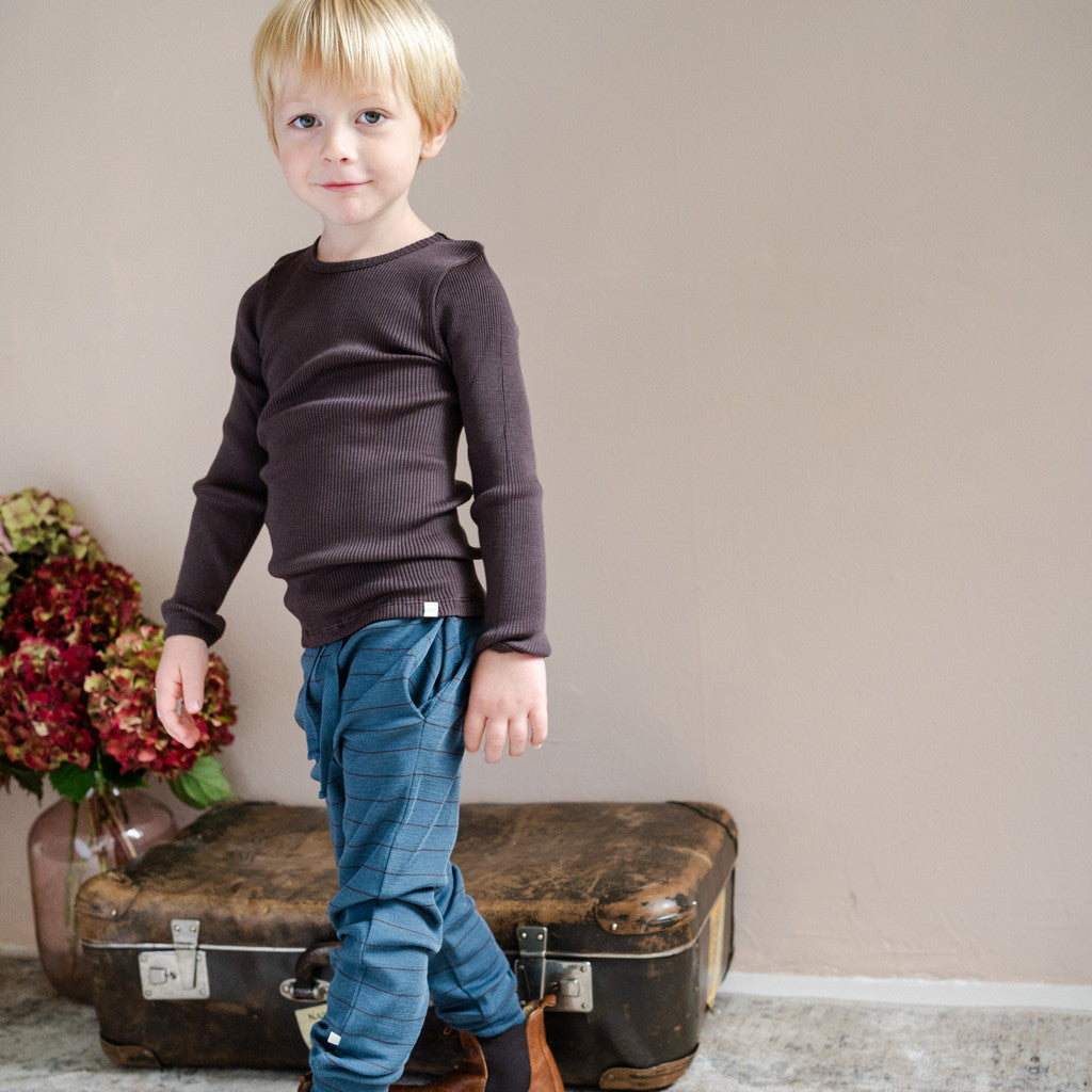 Atlantic Langarmshirt - Dark Chocolate