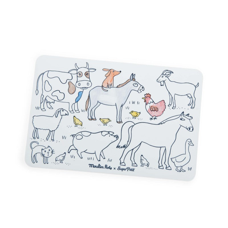 Mini Silikon-Malset - Tiere
