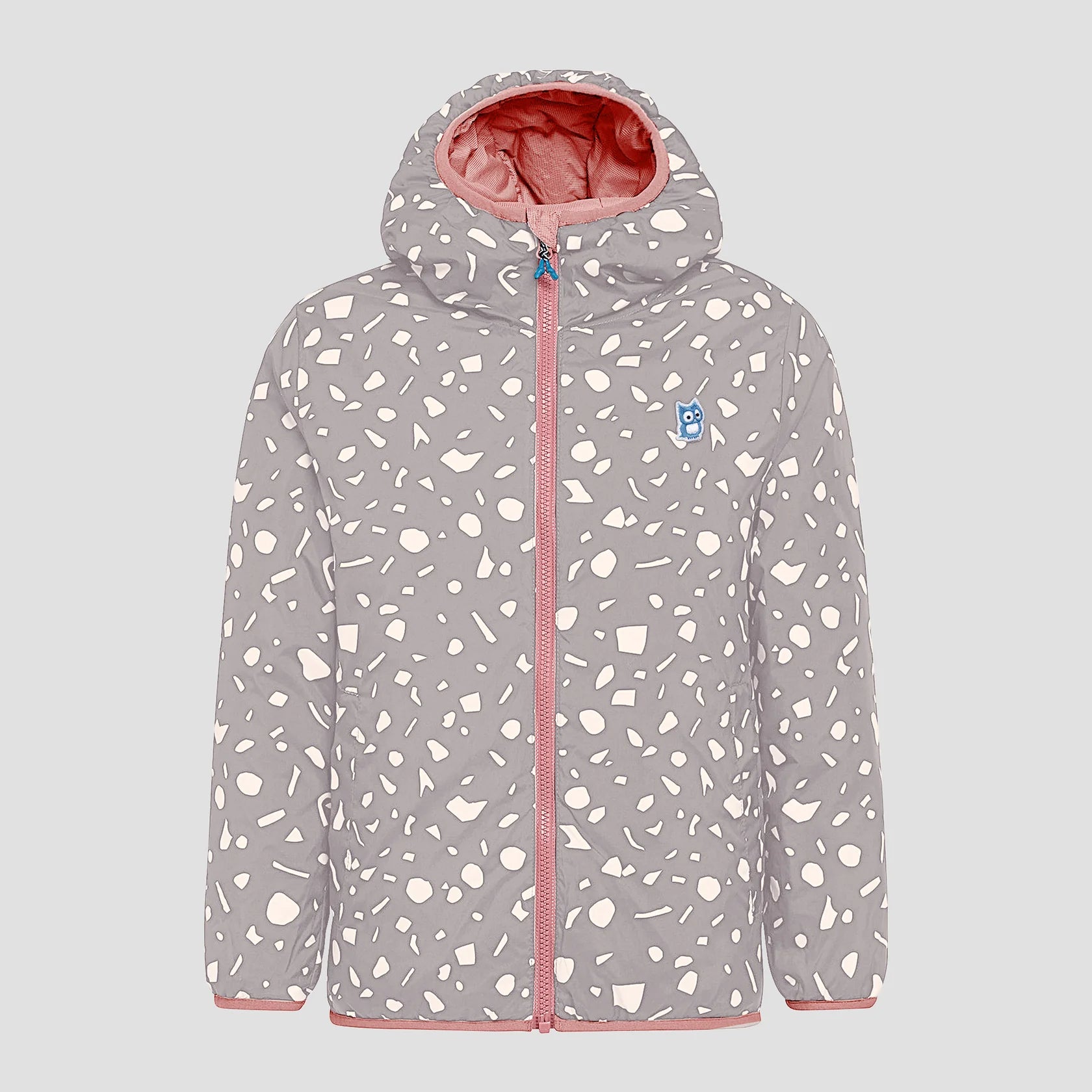 Prima Loft Jacke - Rosa/Grau