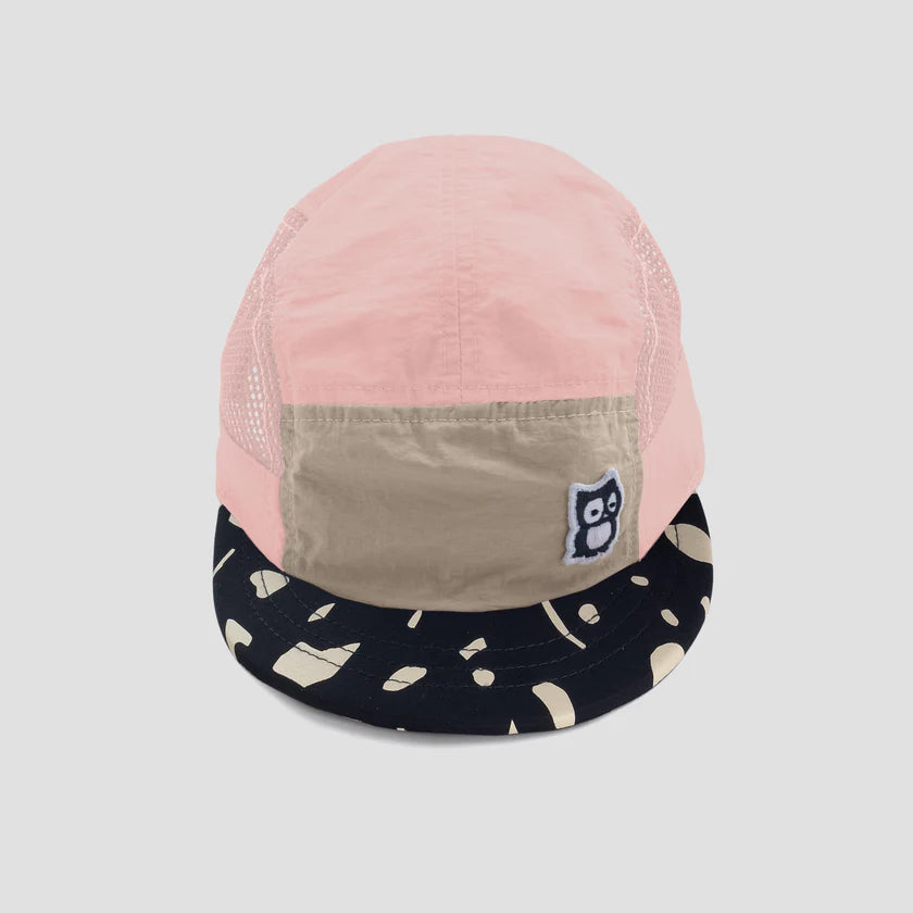 Yuma Sommer Cap "Underground" - Sunset Rose / Off White