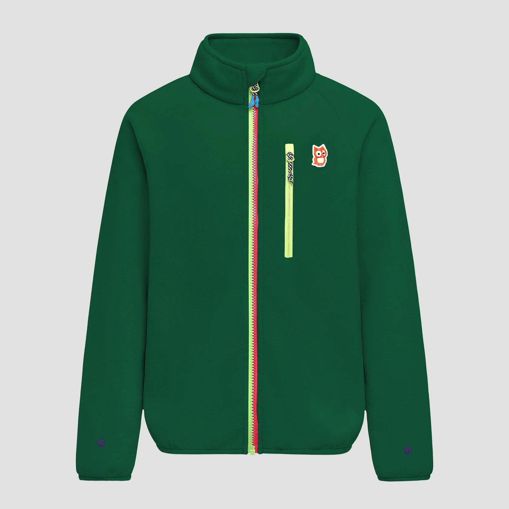 Oda Bio Fleecejacke - Mountain Green