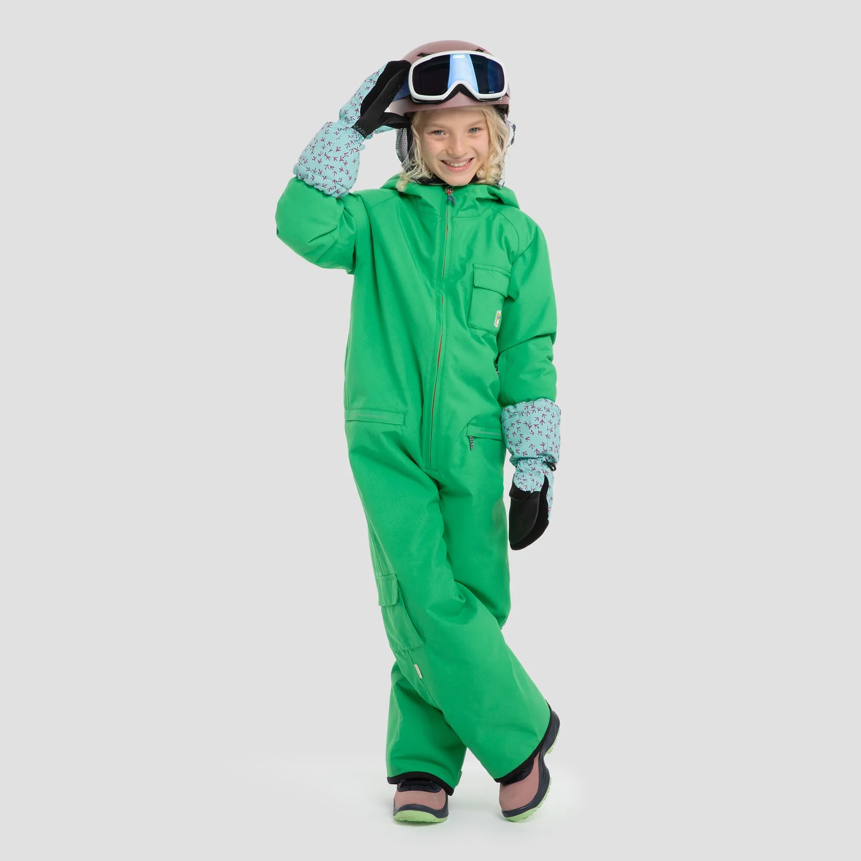 Quest Snow Overall - Green