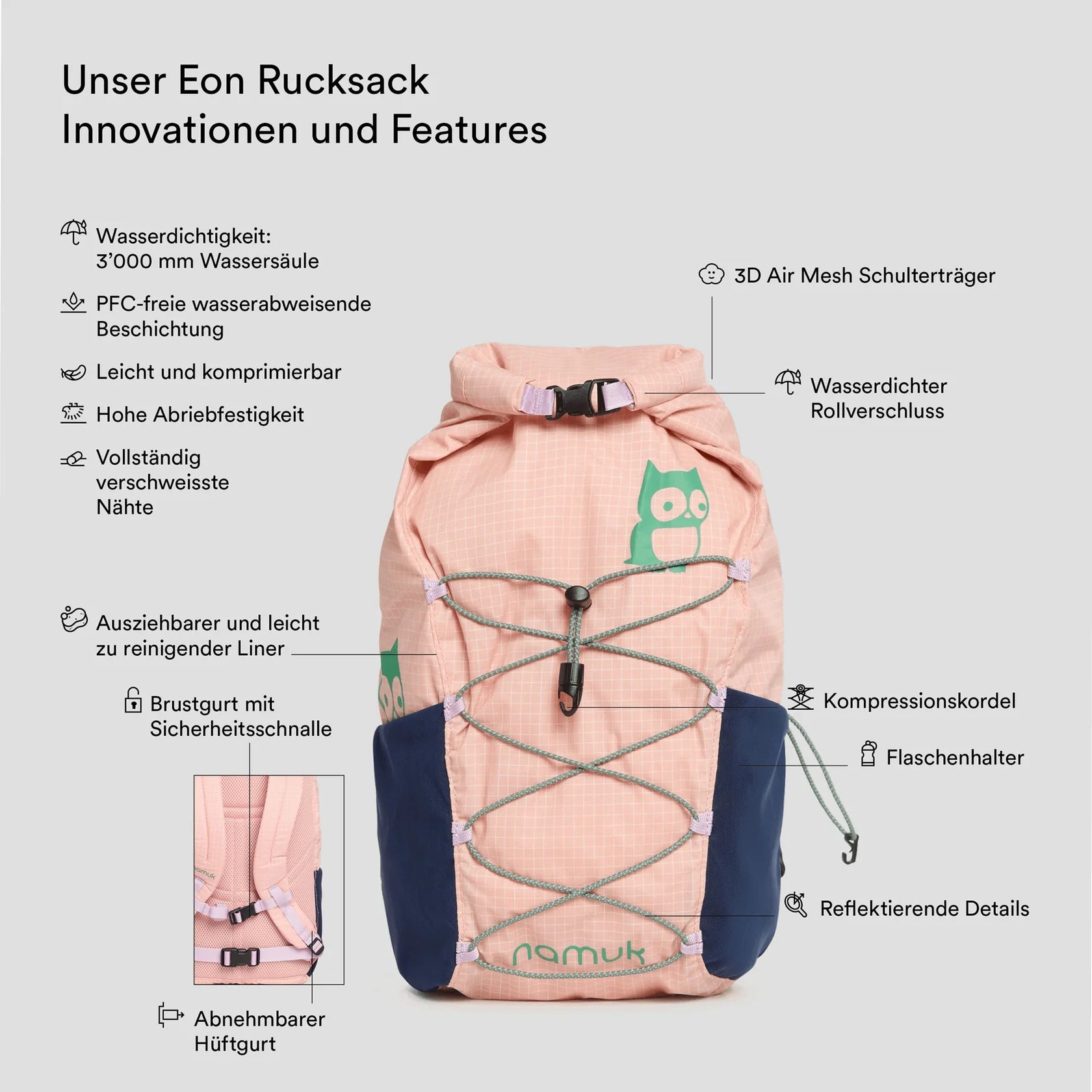 Eon Rucksack 14L - Sunset Rose