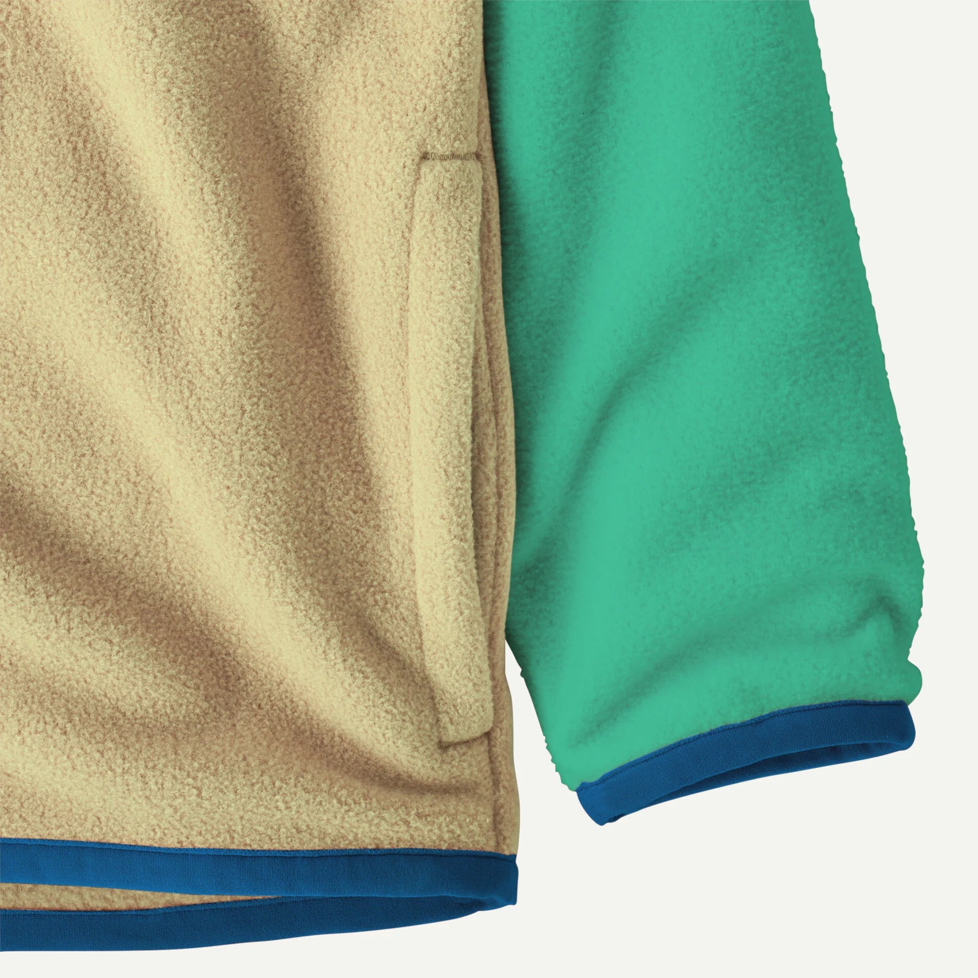 Baby Micro D™ Snap-T® Fleece Jacket - Buttercup Yellow/Aqua Stone