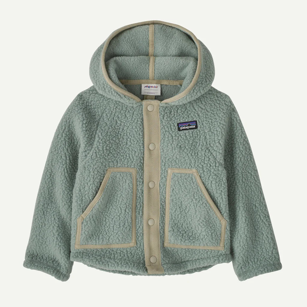 Baby Retro Pile Fleece Jacket - Green