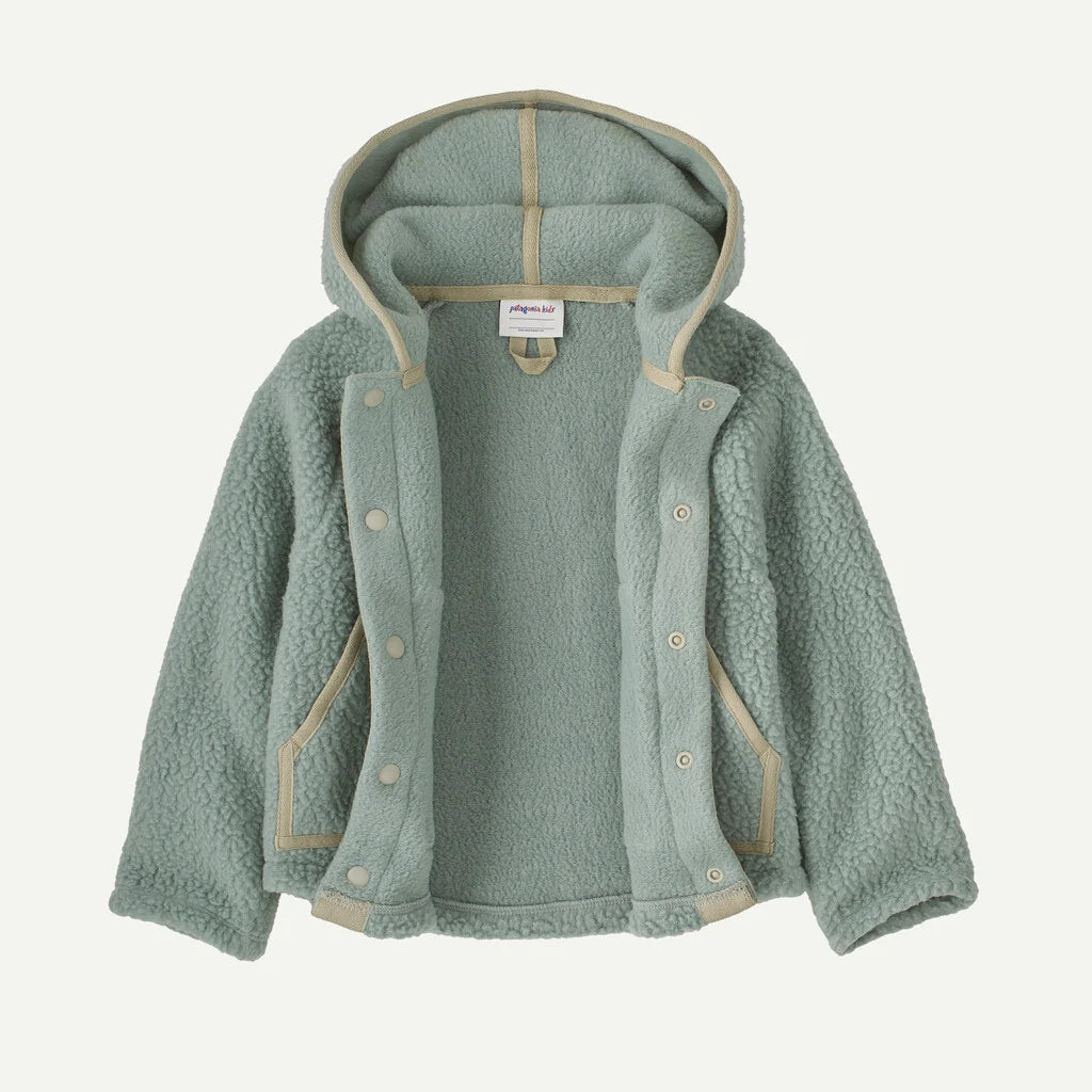 Baby Retro Pile Fleece Jacket - Green