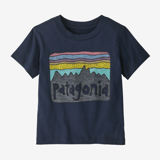 Baby Fitz Roy Skies T-Shirt - New Navy