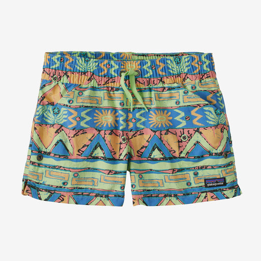 Kids Costa Rica Baggies™ Shorts - High Hopes Geo Salamander Green