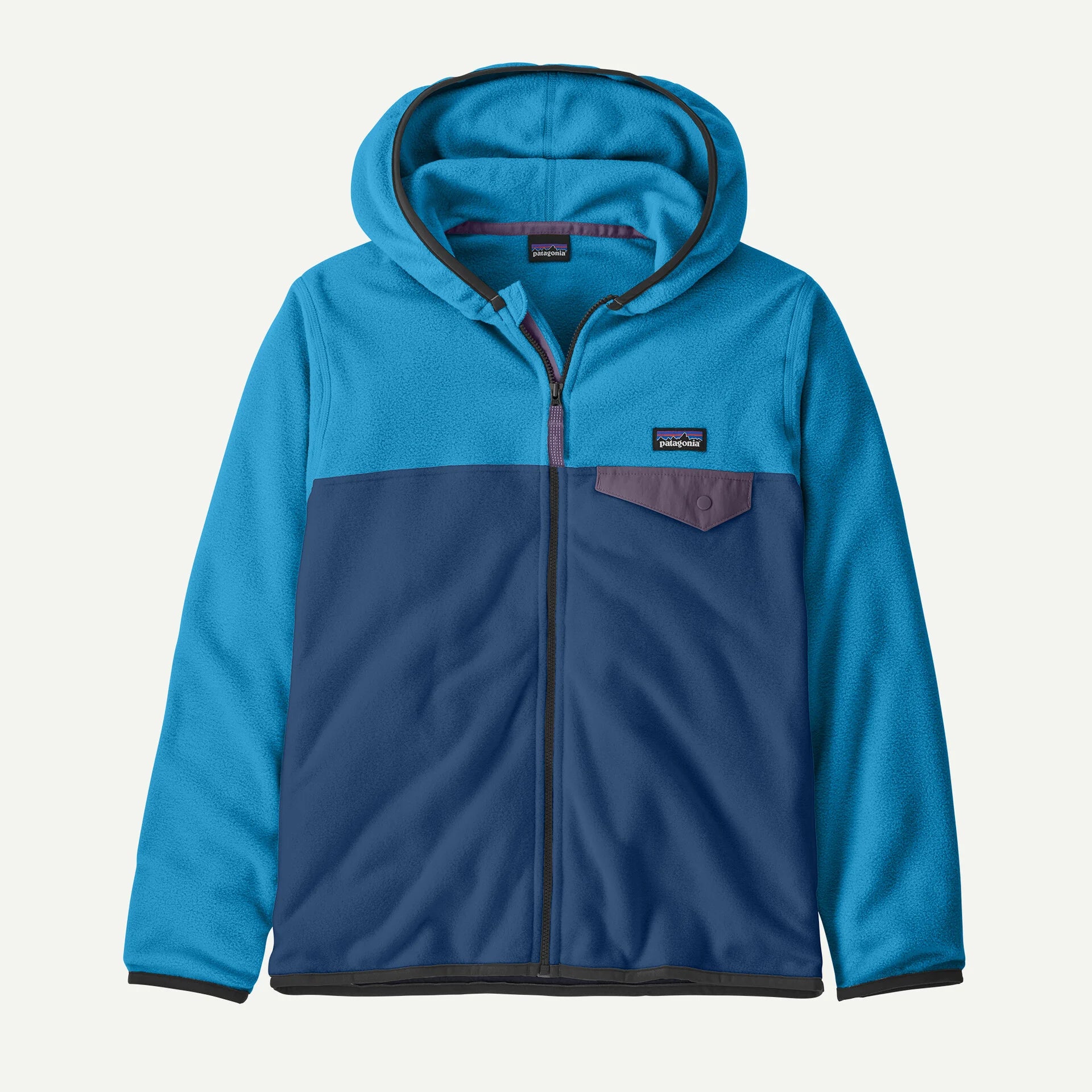 Kids' Micro D™ Snap-T® Fleece Jacket - Clement Blue