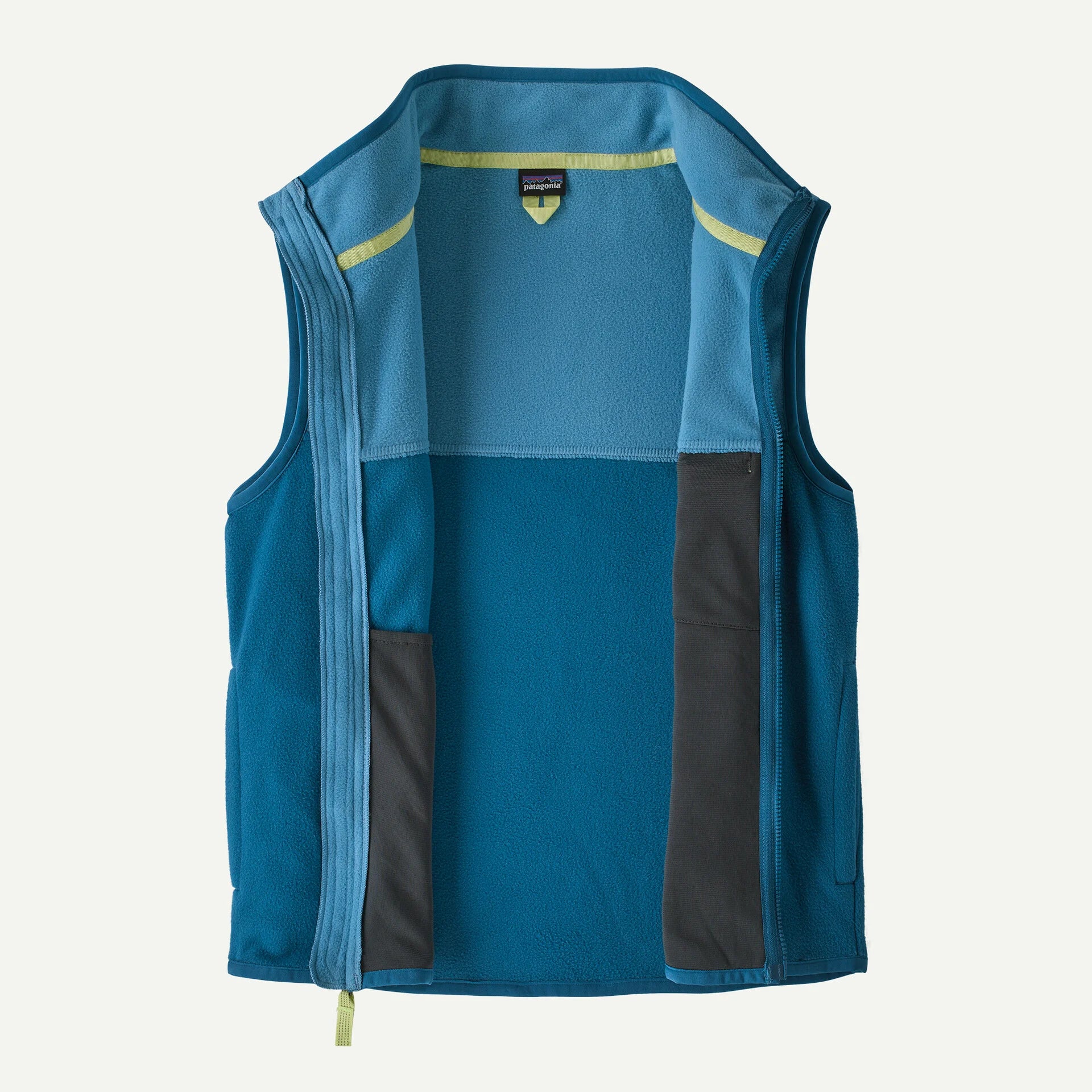Kids’ Micro D™ Snap-T® Fleece Vest - Aquatic Blue