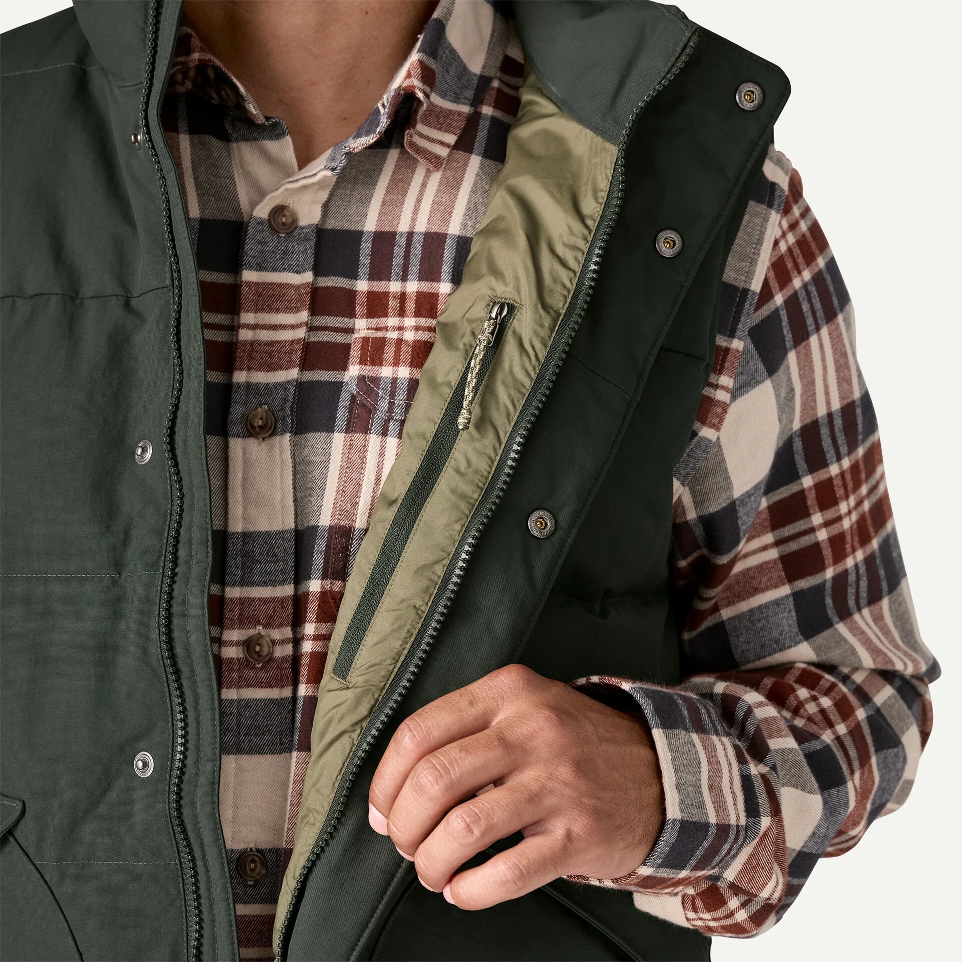 Men's Downdrift Vest - Brown