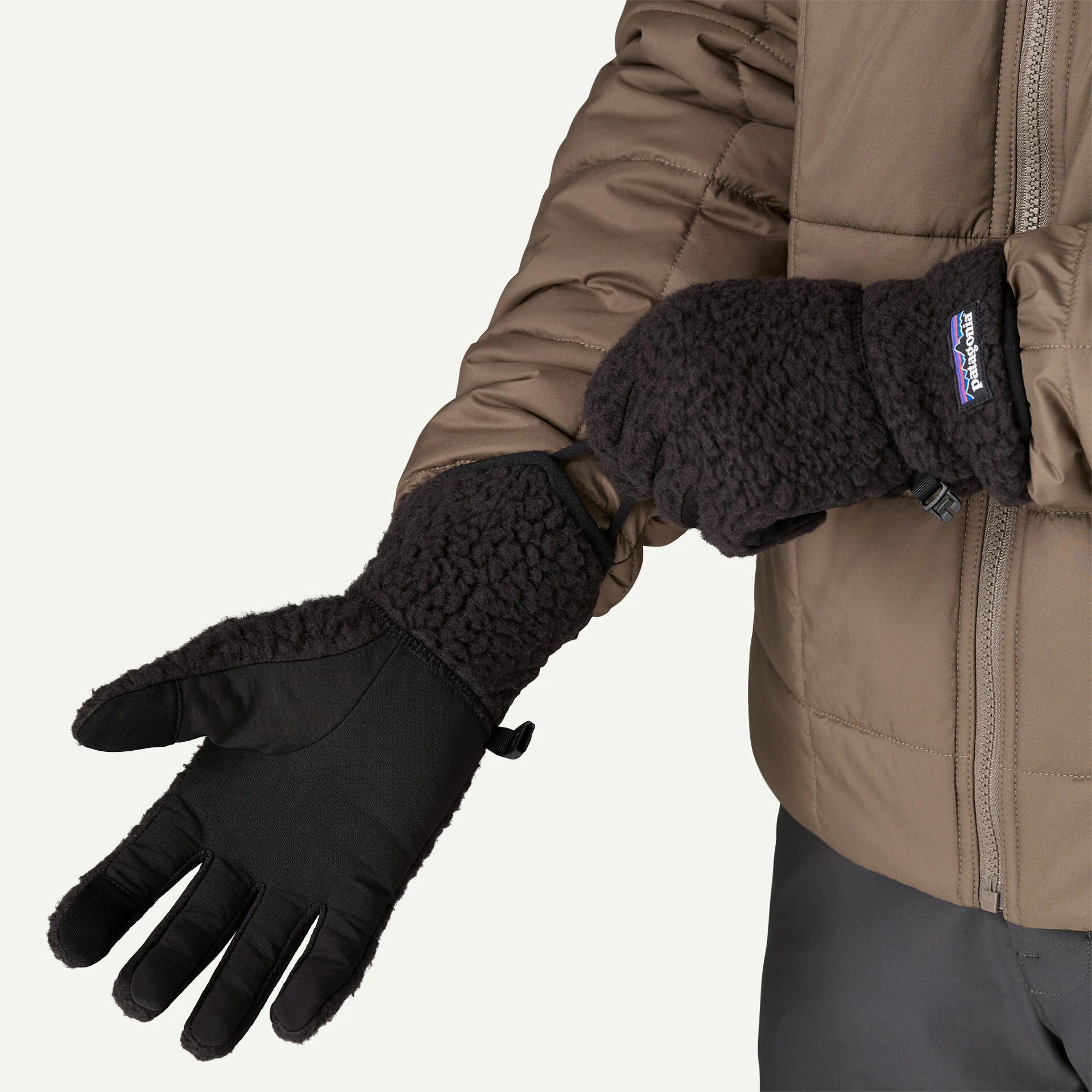 Pile Fleece Handschuhe - Black
