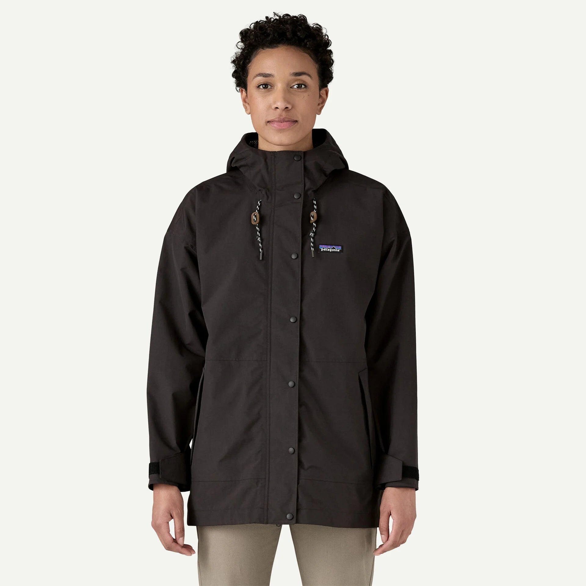 W'S Outdoor Regenjacke - Black