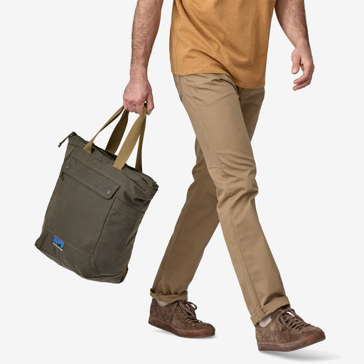 Waxed Canvas Tote Pack 27L Basin Green