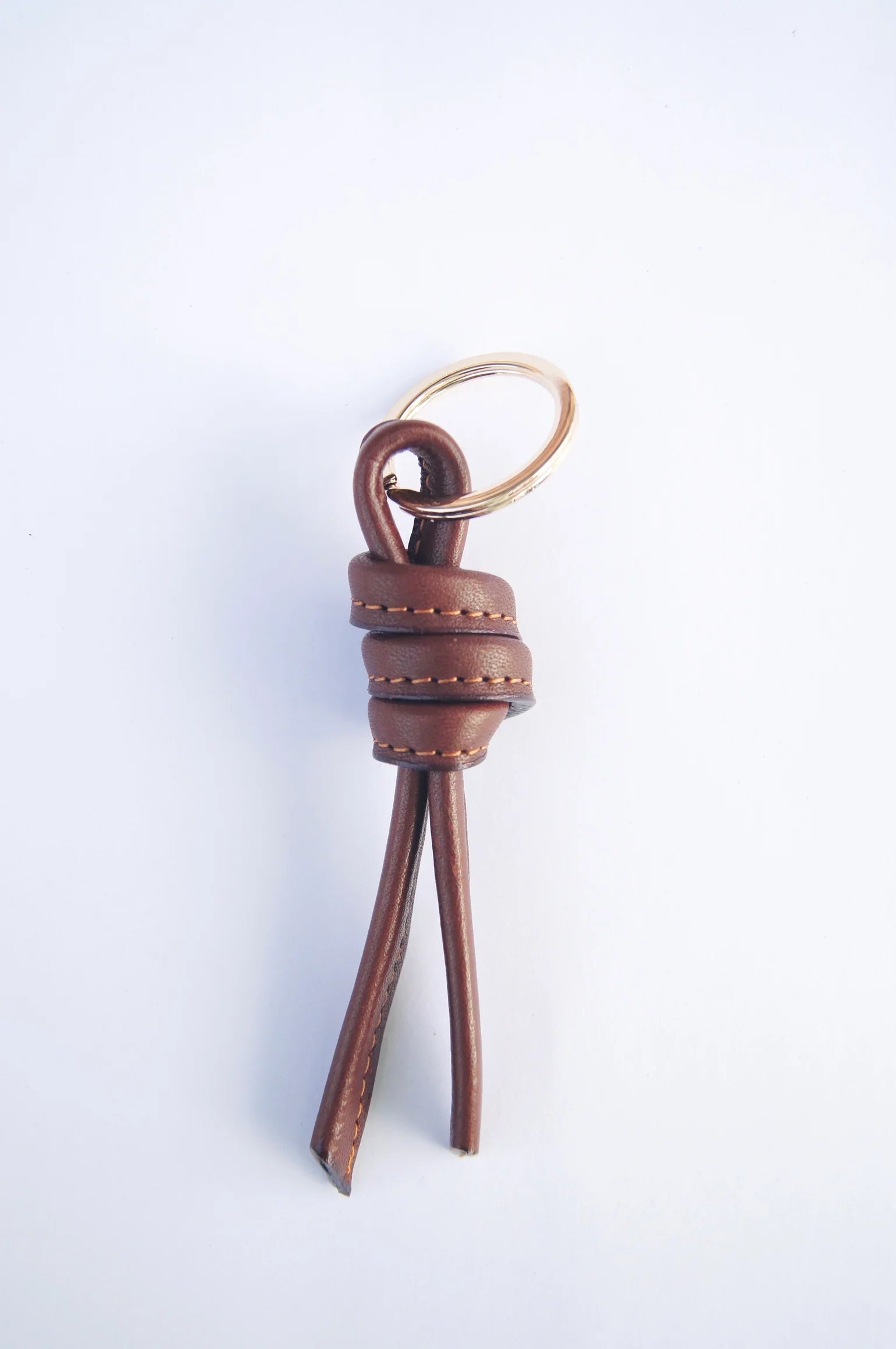 Knot Keychain - Brown