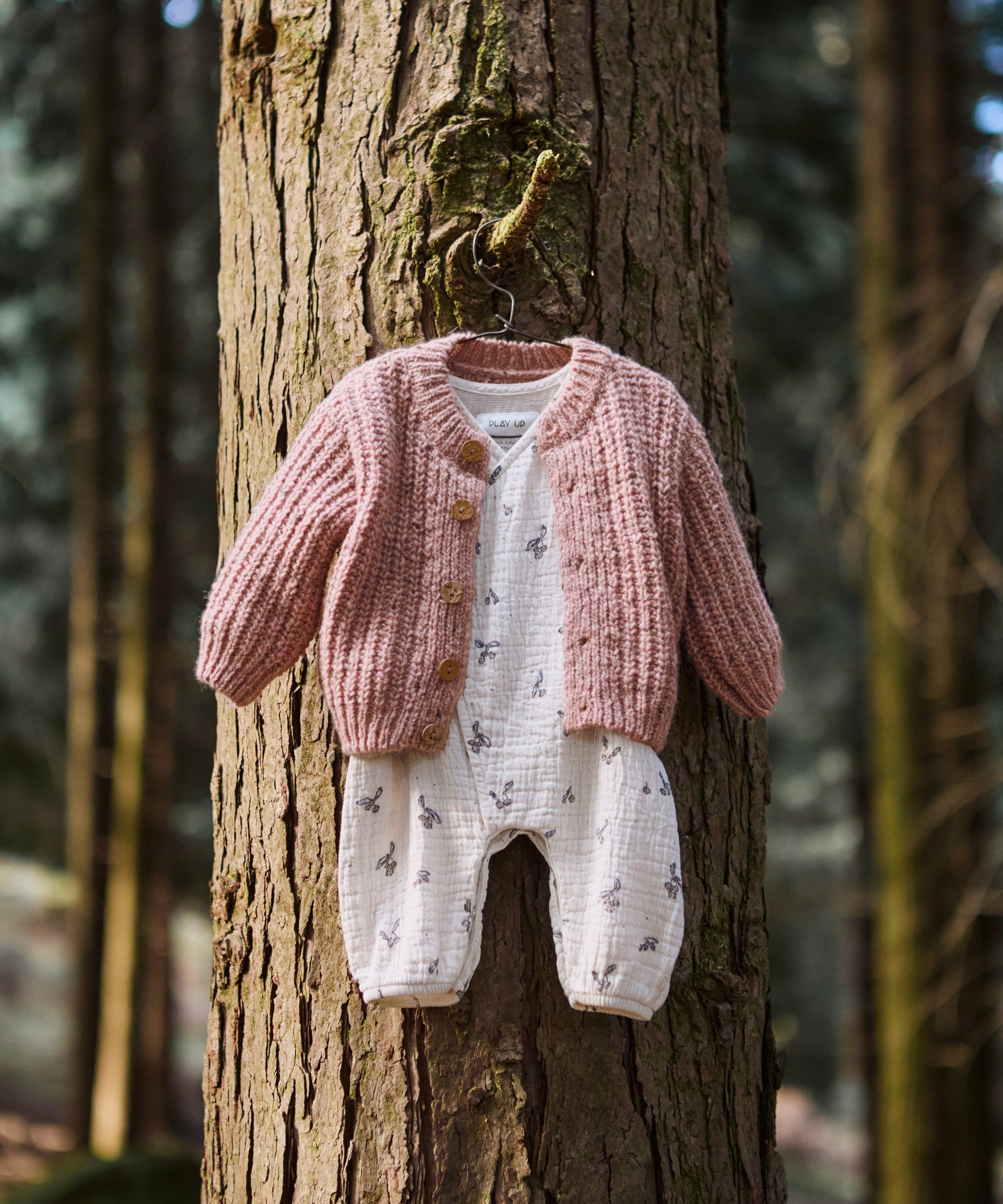 Knit Cardigan - Rose