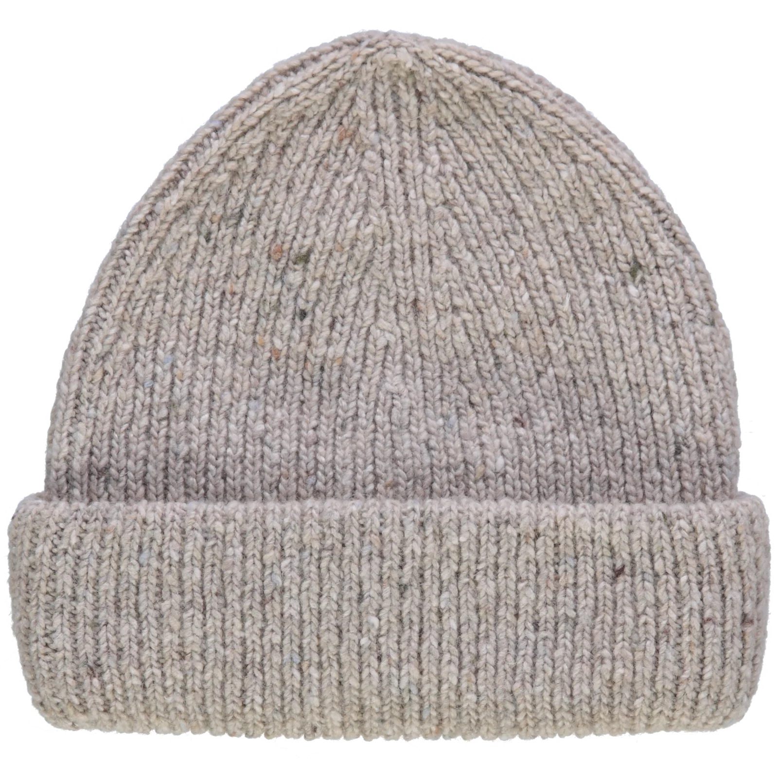 Wool Beanie - Speckled Seashell