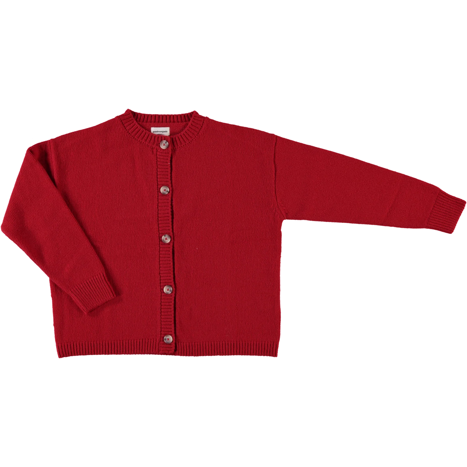 Pétale Wool Cardigan - Scarlett Red