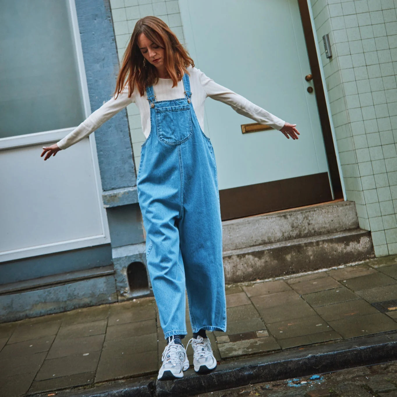 Ciste Latzhosen - Denim Blau
