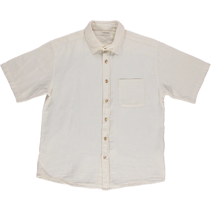 Short Sleeve Spiree Shirt - Almond Milk