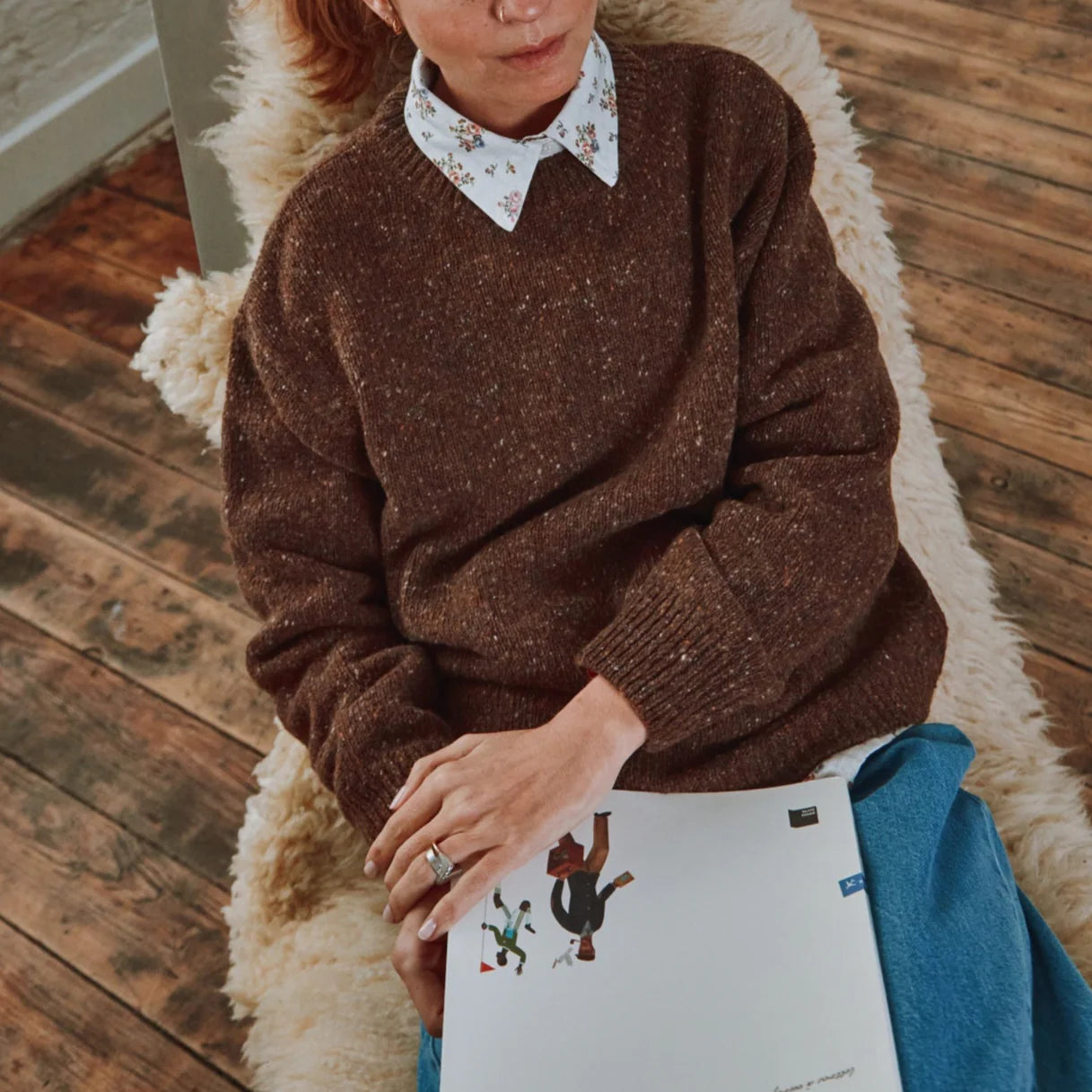 Thé Wool Jumper - Chocolate