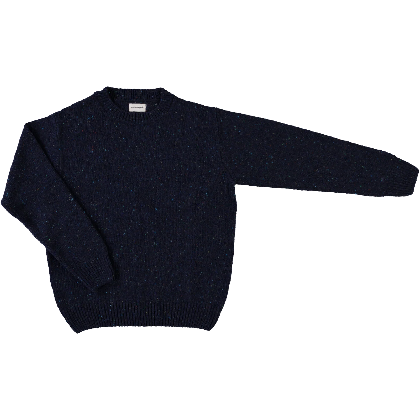 Brome Wool Jumper - Speckled Midnight