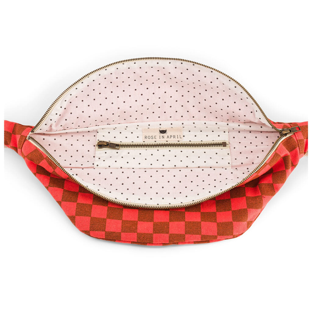 Gürteltasche Banana Check - Coral