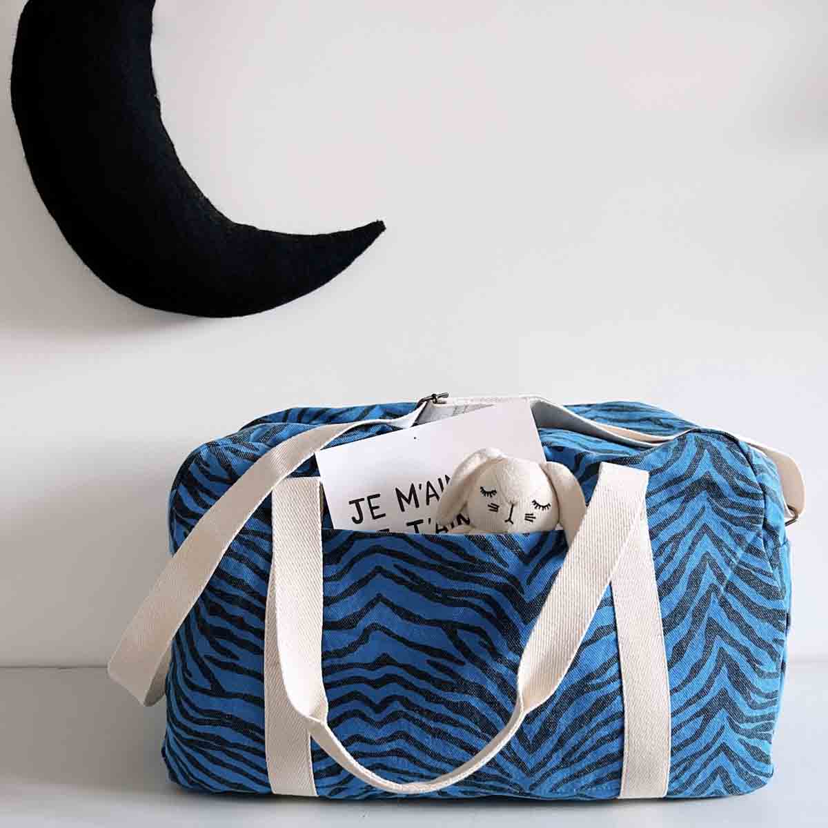 Tasche Raphael Zebra - Blue