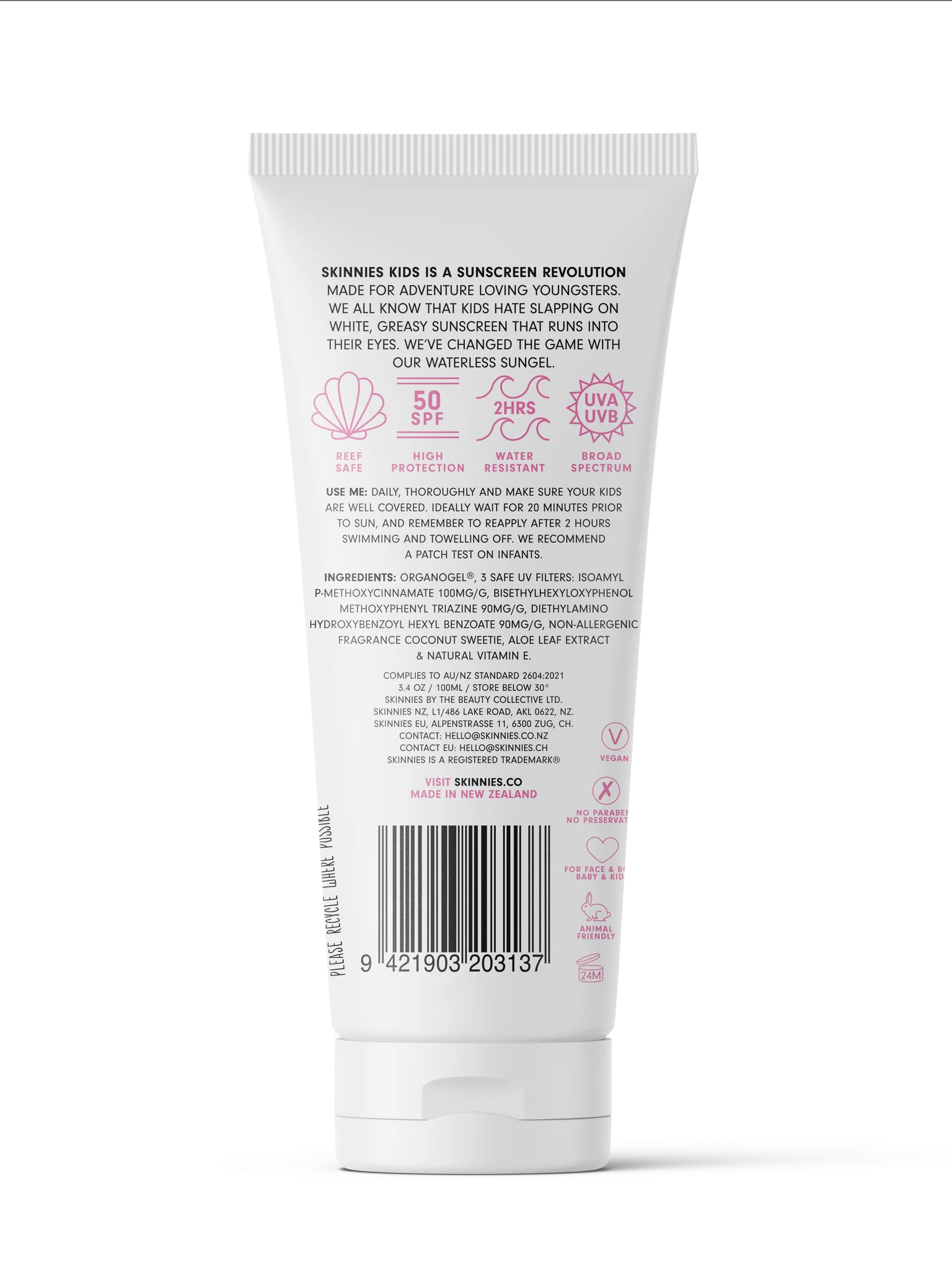 Skinnies Kids Barefoot SPF50 - 100ml