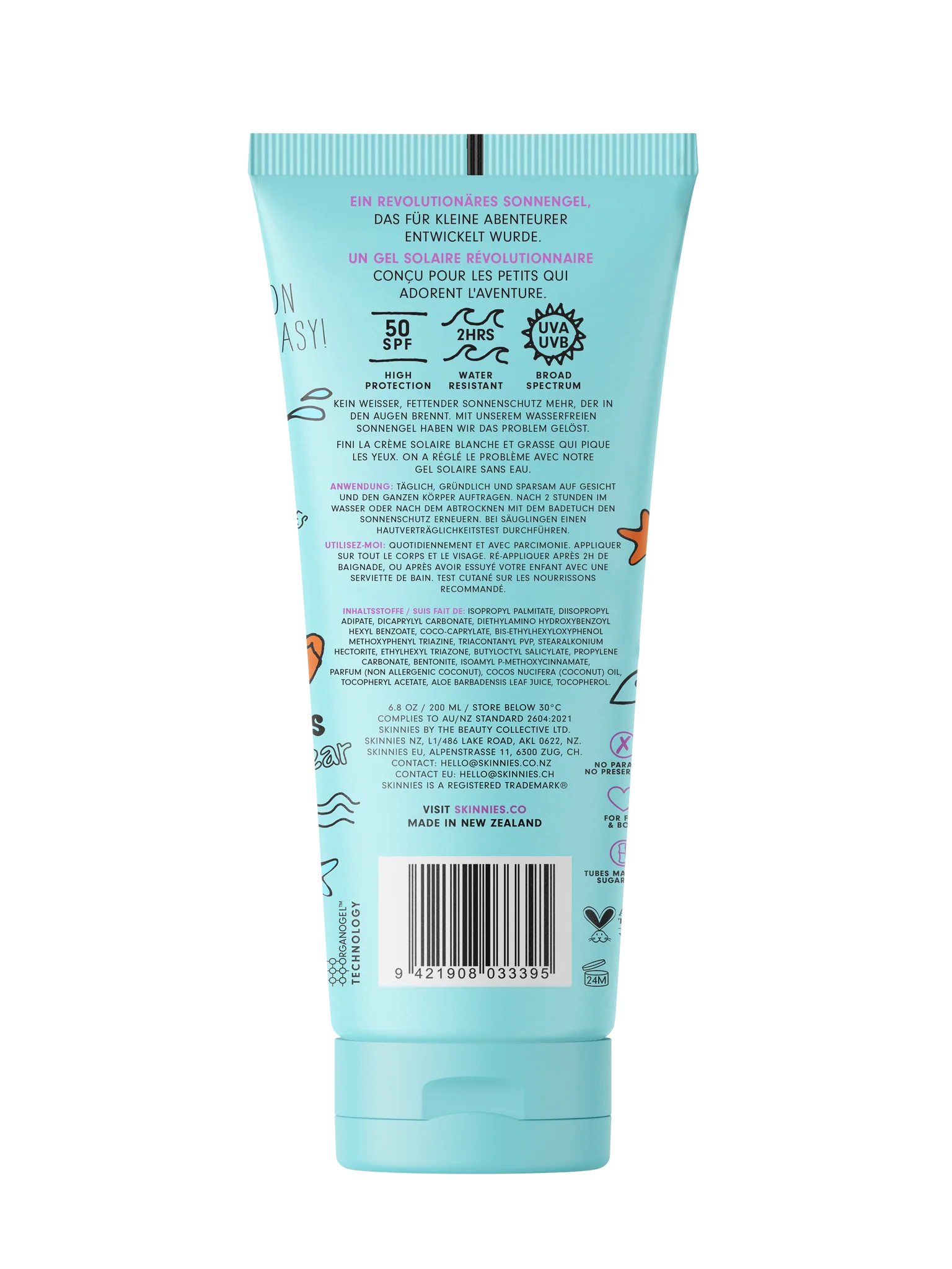 Skinnies Kids Sun Buster SPF50 - 200ml